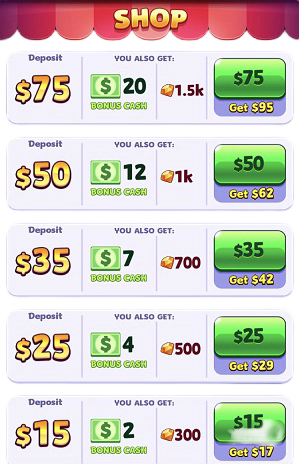Solitaire Smash deposit 1